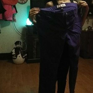 Purple jeans